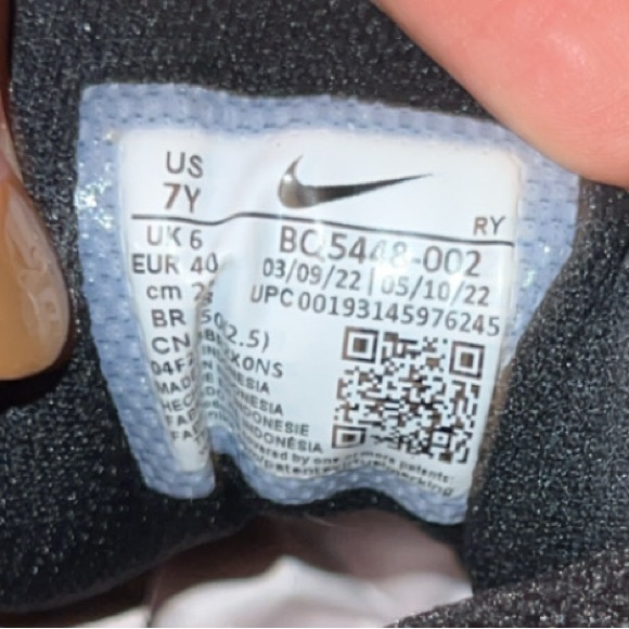 Nike Court Borough Low Recraft- 7Y/W8.5 - Picture 9 of 9